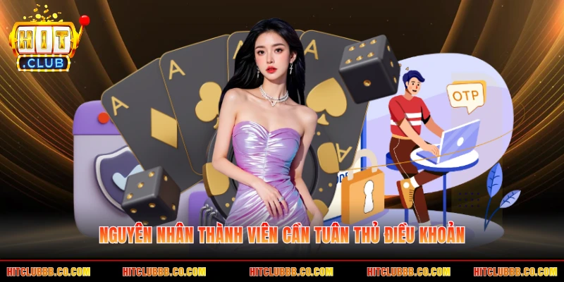 Nguyên nhân thành viên cần tuân thủ điều khoản Nguyên nhân thành viên cần tuân thủ điều khoản